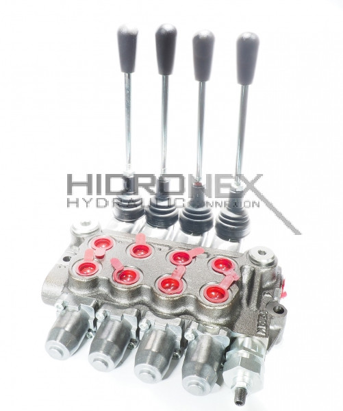 Hidraulinis skirstytuvas 4-sekcijų 45L/MIN - MB/25/4