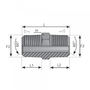 Adaptor male BSPT – male BSPT. (ANKK)
