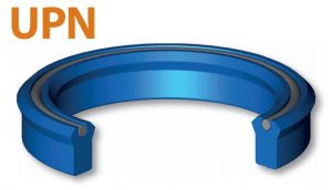 Rod and piston seal with energizing element (UPN)