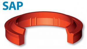 Rod wiper with external lip for heavy applications (SAP)