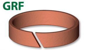 Split rod and piston guide ring (GRF)