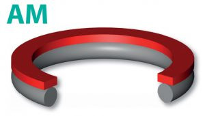 Uncut antiextrusion ring for metric O-ring (AM)