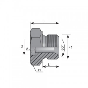 Welding adaptor BSPP. (AMNS..T)