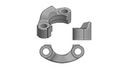 Полуфланцевое парное соединение – скоба SAE 6000 PSI. (SFP)