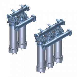  Filters for mounting in-line series 902/3 working pressure 20 bar (290 psi), flow rates up to 3000 l/min. (LMP 902-903)