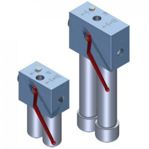  In-line duplex filter, working pressure 350 bar (5076 psi), flow rates up to 345 l/min. (FHD-DUPLEX)