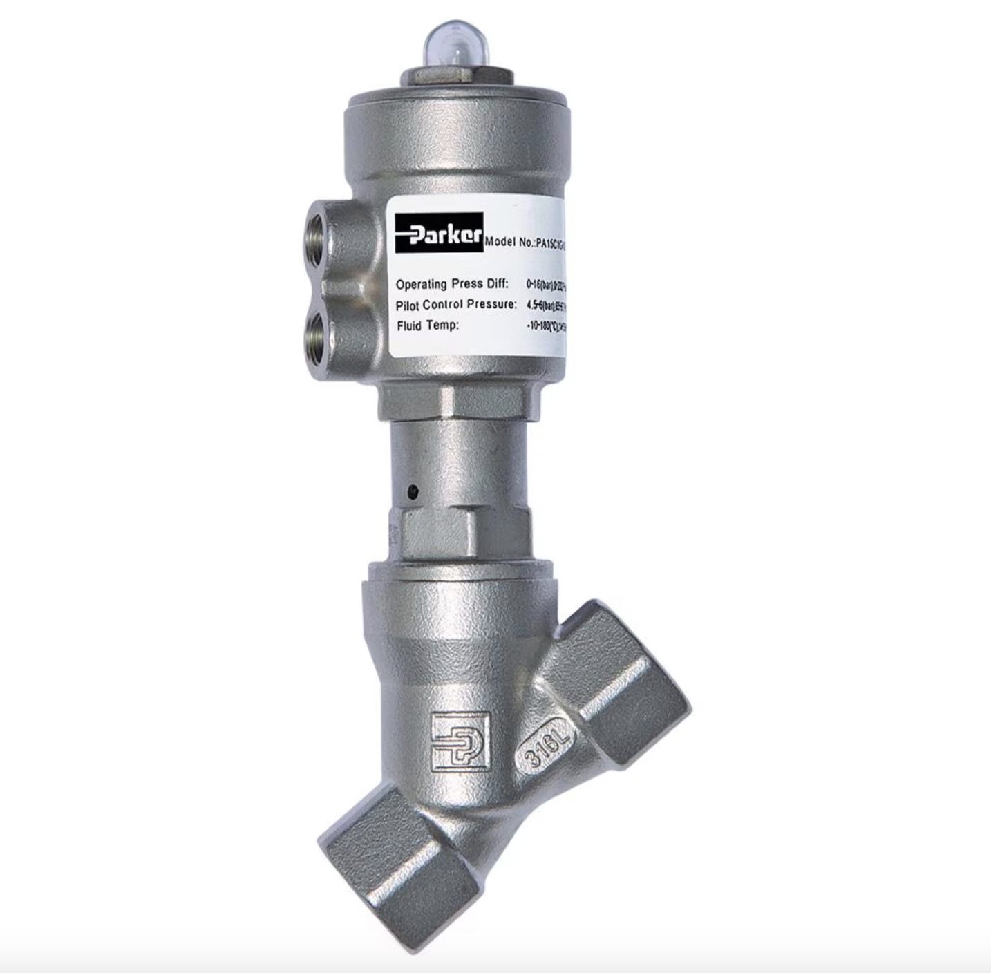 Parker Hannifin M6d43359ba1ca4b8162a5e04cea5a764d3 Parker 2-Way, 3/4” Angle Seat Valves (BSP)