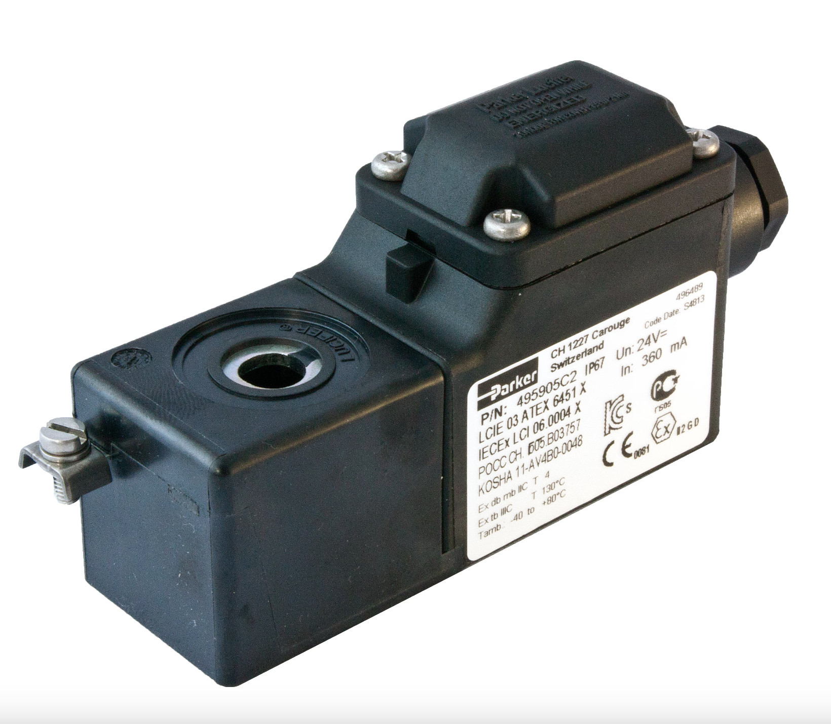Parker Hannifin M6d43359ba1ca4b8162a5e04cea5a764d3 IECEx/ATEX Electrical parts for Fluid Control Solenoid Valves