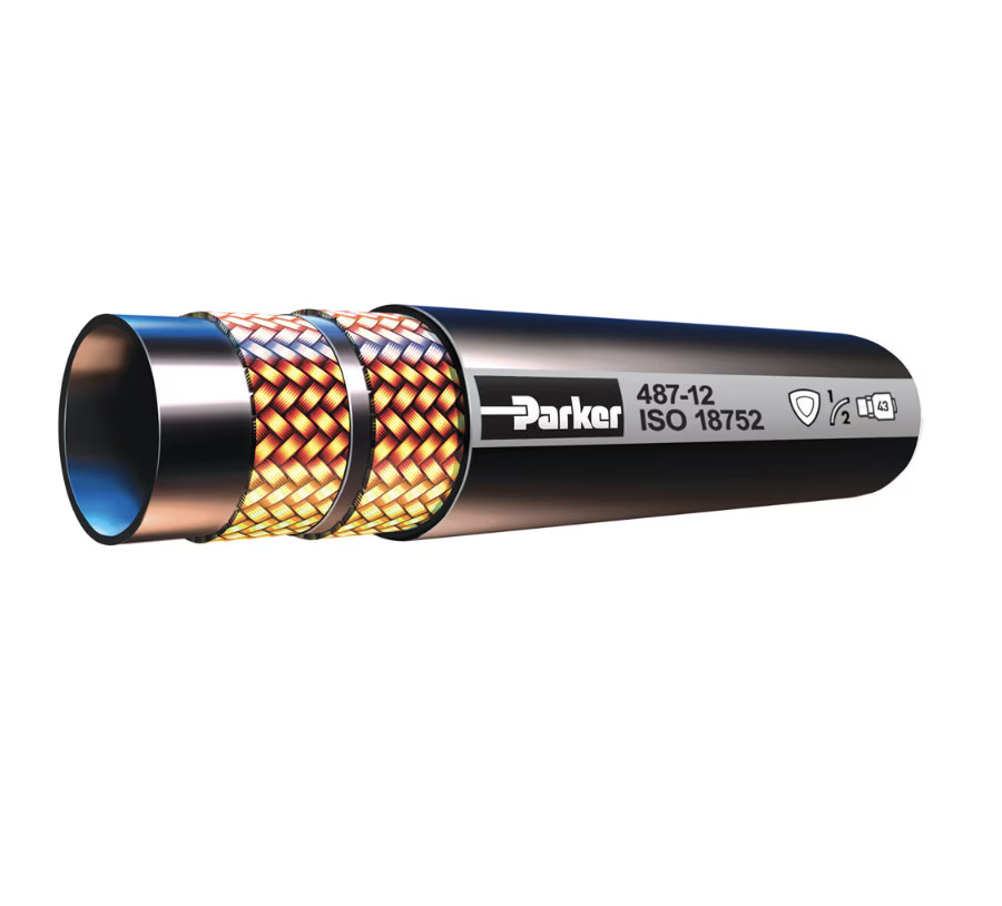 Parker Hannifin M6d43359ba1ca4b8162a5e04cea5a764d3 Hydraulic Constant Working Pressure Hose 4000 PSI - GlobalCore 487 Hose