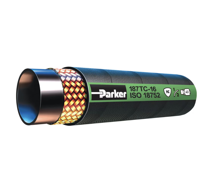 Parker Hannifin M6d43359ba1ca4b8162a5e04cea5a764d3 Hydraulic Constant Working Pressure Hose 1000 PSI - GlobalCore 187 Hose