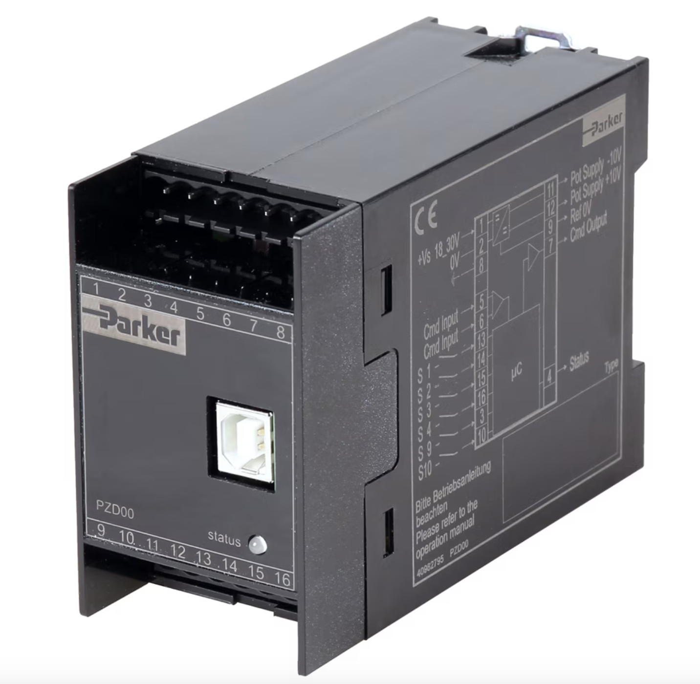 Parker Hannifin M6d43359ba1ca4b8162a5e04cea5a764d3 E-Module for Command Signal Processing - Series PZD00A-40*