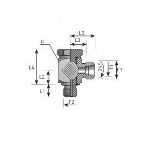 Vitillo Din Fittings Banjo. (LME..LSBFG..)