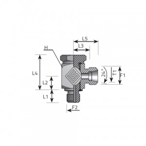 Vitillo Din Fittings Banjo. (LME..LSBFM..)
