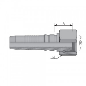 Vitillo Press Fitingi DKR BSP ниппель, interlock с уплотнительным резиновым кольцом, гайка со штифтом. (KFDG)