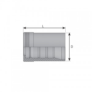 Vitillo Press Fitingi Муфта 4SH interlock. (KB4SH)