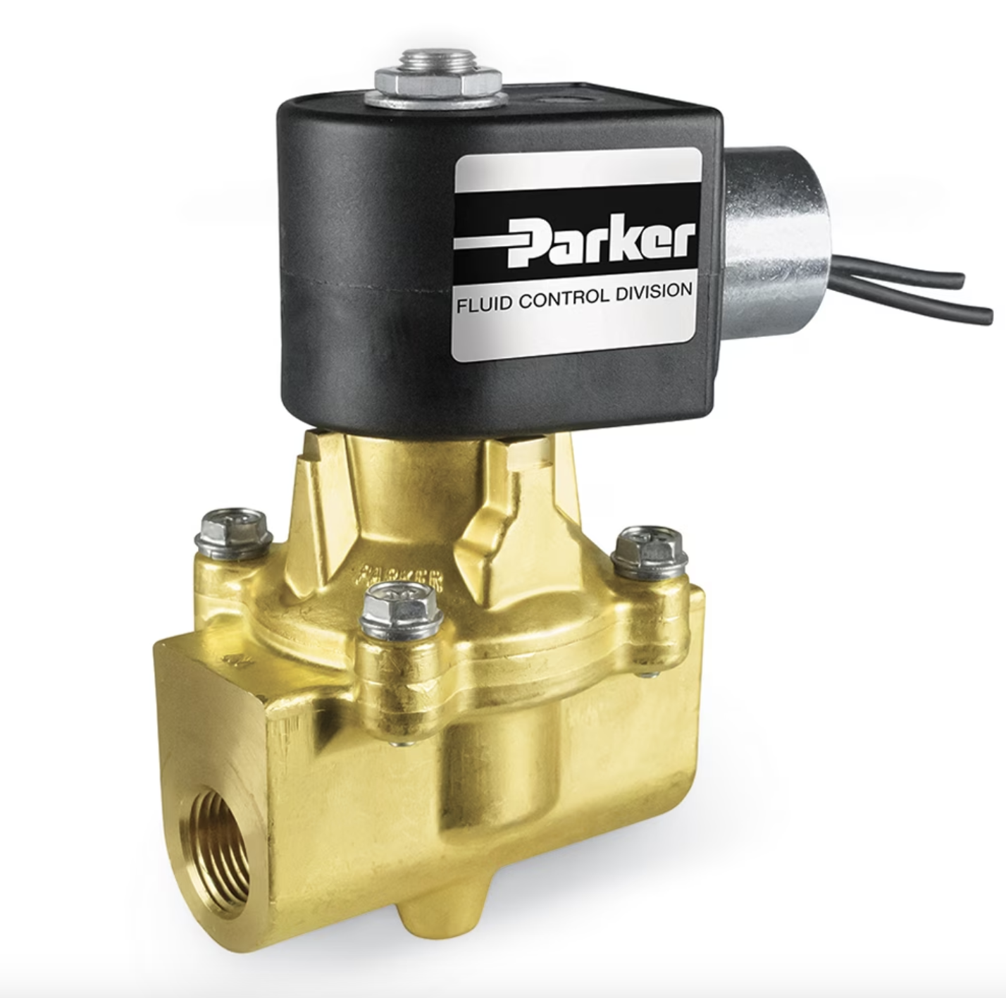 Parker 2-Way Normally Open, 1/2” NPT General Purpose Solenoid Valves